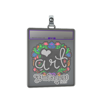 Sticker Slab | arT (Embroidered) | Budapest 2025