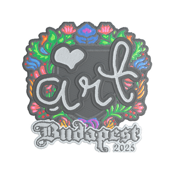 Sticker | arT (Embroidered) | Budapest 2025