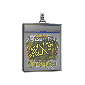 Sticker Slab | apEX (Champion) | Budapest 2025