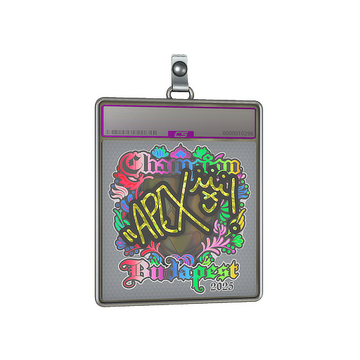 Sticker Slab | apEX (Holo, Champion) | Budapest 2025