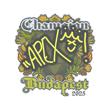 Sticker | apEX (Champion) | Budapest 2025