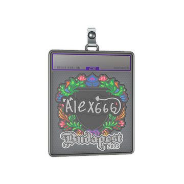 Sticker Slab | alex666 (Embroidered) | Budapest 2025