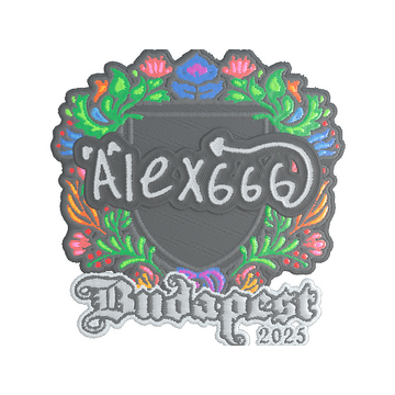Sticker | alex666 (Embroidered) | Budapest 2025