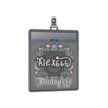 Sticker Slab | alex666 | Budapest 2025