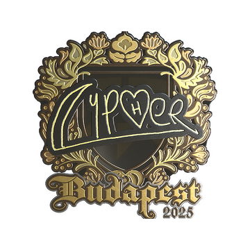 Sticker | Cypher (Gold) | Budapest 2025