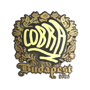 Sticker | cobra (Gold) | Budapest 2025