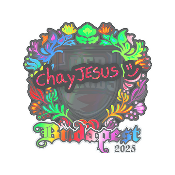 Sticker | chayJESUS (Holo) | Budapest 2025