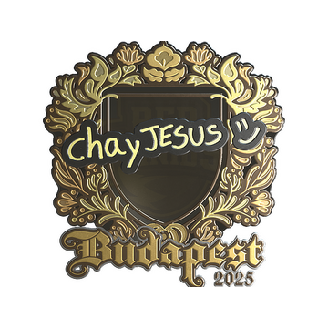 Sticker | chayJESUS (Gold) | Budapest 2025