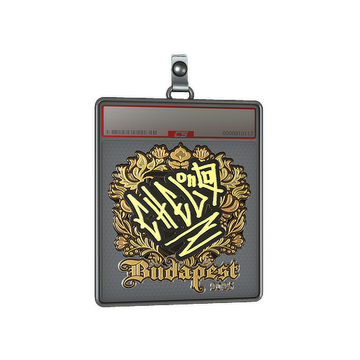 Sticker Slab | chelo (Gold) | Budapest 2025