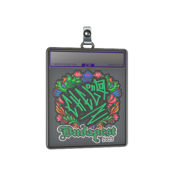 Sticker Slab | chelo (Embroidered) | Budapest 2025