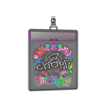 Sticker Slab | chopper (Holo) | Budapest 2025