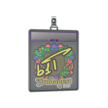 Sticker Slab | b1t (Embroidered) | Budapest 2025