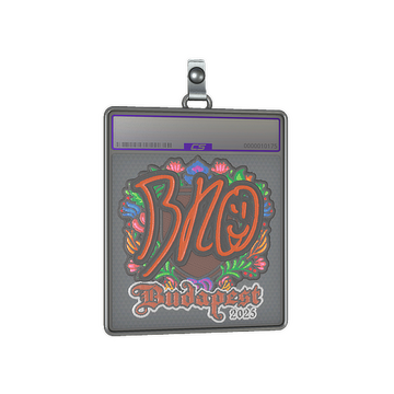 Sticker Slab | br0 (Embroidered) | Budapest 2025