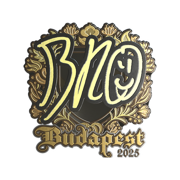 Sticker | br0 (Gold) | Budapest 2025