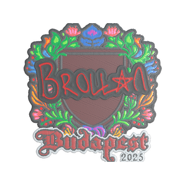Sticker | Brollan (Embroidered) | Budapest 2025