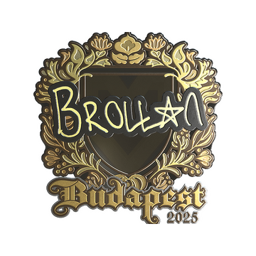 Sticker | Brollan (Gold) | Budapest 2025