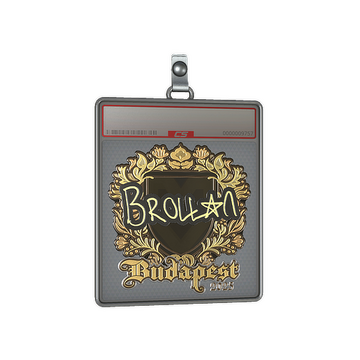 Sticker Slab | Brollan (Gold) | Budapest 2025