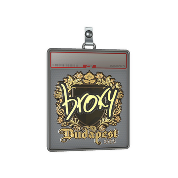 Sticker Slab | broky (Gold) | Budapest 2025