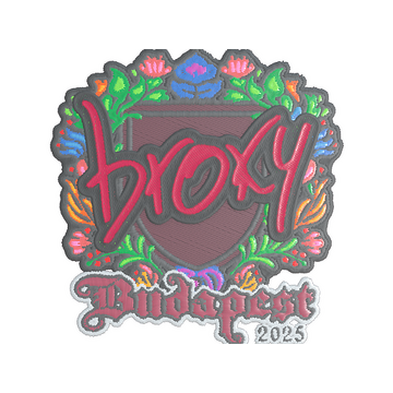 Sticker | broky (Embroidered) | Budapest 2025