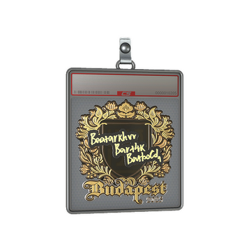 Sticker Slab | Bart4k (Gold) | Budapest 2025