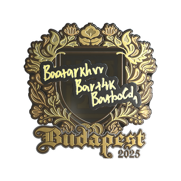 Sticker | Bart4k (Gold) | Budapest 2025