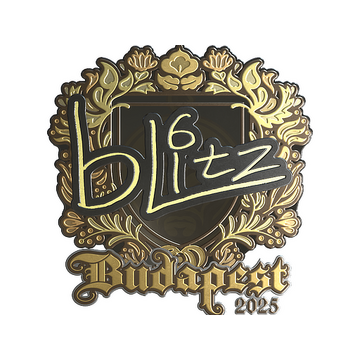 Sticker | bLitz (Gold) | Budapest 2025