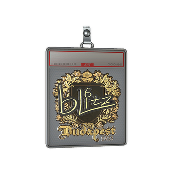 Sticker Slab | bLitz (Gold) | Budapest 2025
