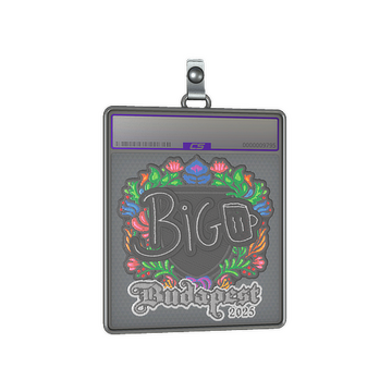 Sticker Slab | biguzera (Embroidered) | Budapest 2025