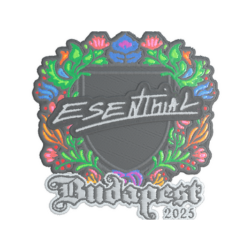 Sticker | esenthial (Embroidered) | Budapest 2025