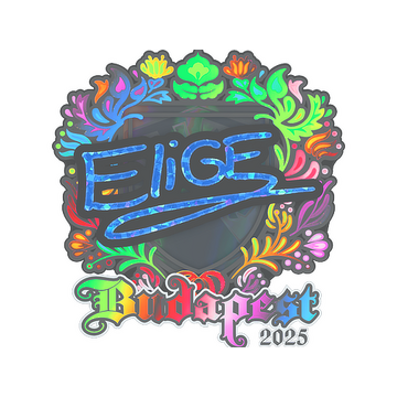 Sticker | EliGE (Holo) | Budapest 2025