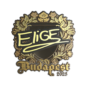 Sticker | EliGE (Gold) | Budapest 2025