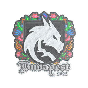 Sticker | Team Spirit (Embroidered) | Budapest 2025