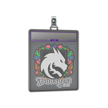 Sticker Slab | Team Spirit (Embroidered) | Budapest 2025