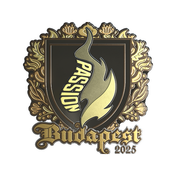 Sticker | Passion UA (Gold) | Budapest 2025
