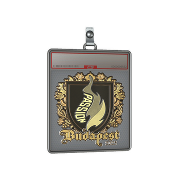 Sticker Slab | Passion UA (Gold) | Budapest 2025