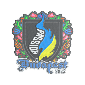 Sticker | Passion UA (Embroidered) | Budapest 2025