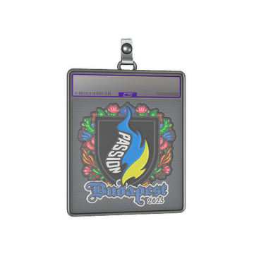 Sticker Slab | Passion UA (Embroidered) | Budapest 2025