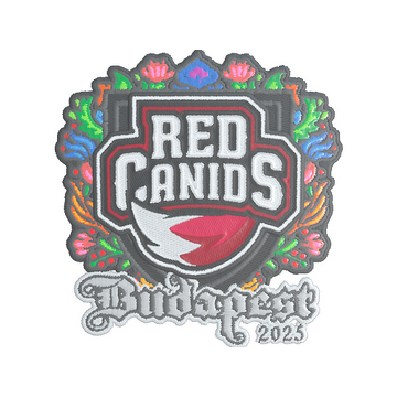 Sticker | RED Canids (Embroidered) | Budapest 2025