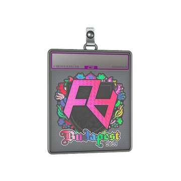 Sticker Slab | Rare Atom (Holo) | Budapest 2025