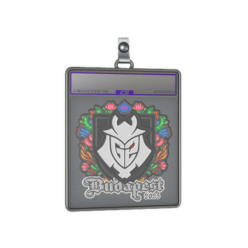 Sticker Slab | G2 esports (Embroidered) | Budapest 2025