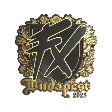Sticker | Fluxo (Gold) | Budapest 2025