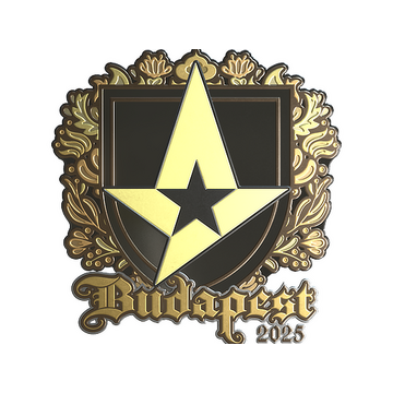 Sticker | Astralis (Gold) | Budapest 2025