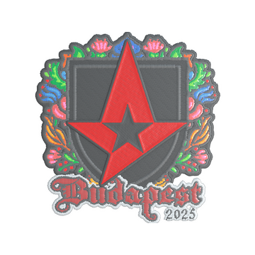 Sticker | Astralis (Embroidered) | Budapest 2025