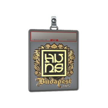 Sticker Slab | The Huns (Gold) | Budapest 2025