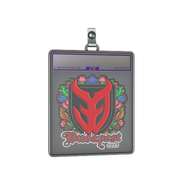 Sticker Slab | 3DMAX (Embroidered) | Budapest 2025