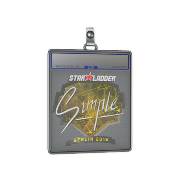 Sticker Slab | s1mple | Berlin 2019