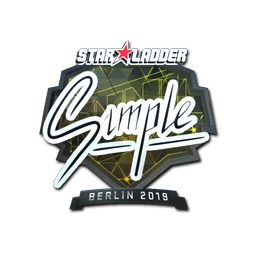 Sticker | s1mple (Foil) | Berlin 2019