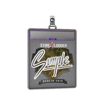 Sticker Slab | s1mple (Foil) | Berlin 2019