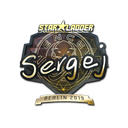Sticker | sergej (Gold) | Berlin 2019