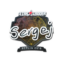 Sticker | sergej (Foil) | Berlin 2019